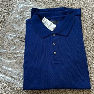 NEW Men’s Alfani Stretch Short Sleeve Polo size XL NWT & Bag